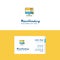 Flat Board Logo and Visiting Card Template. Busienss Concept Logo Design