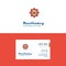 Flat Breifcase setting Logo and Visiting Card Template. Busienss Concept Logo Design