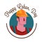 Flat Building Construction Worker for Labor Day Illustration Vector