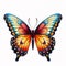 Flat Butterfly Graphic Graceful Motion