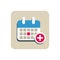 Flat Calendar Icon