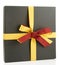 Flat cardboard gift box
