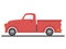 Flat cargo van car vector pick-up auto