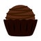 Flat Chocolate Candy Bonbons Icon PNG Illustration