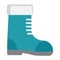 Flat color boots icon