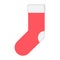 Flat color socks icon