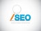 Flat concept of Search Engine Optimization vector