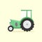 Flat design concept for agricultural tractors