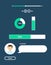 Flat design responsive user Dashboard UI mobile