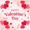 flat design vector happy valentine\\\'s day illustration