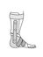 Flat feet orthose