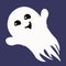 Flat Ghost illustration for Halloween