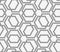 Flat gray with hexagonal complex grid