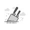 Flat Grayscale Icon - Knife holder