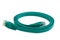 Flat green ethernet copper, RJ45 patchcord isolated