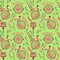 Flat hand drawn barbecue icons seamless pattern