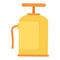 Flat Hazardous Waste Canister Sprayer Icon