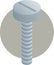 Flat head bolt illustration