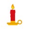 Flat icon candlestick