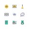 Flat Icon Design Templates