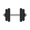 Flat icon dumbbell