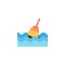 Flat icon - Fishing float