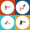 Flat Icon Lawyer Set Of Crime, Court, Government Building And Other Vector Objects. Also Includes Court, Law, Hammer