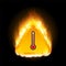 Flat icon with red high temperature. Flat blue icon. Fire, flame.