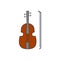 Flat icon violin. Vector