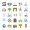 Flat Icons Collection Of Maps And Navigation