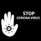 Flat icons forbidden Coronavirus 2020. Coronavirus in Wuhan, China, Global Spread, and the Concept of Icons Stopping Coronavirus ,