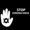 Flat icons forbidden Coronavirus 2020. Coronavirus in Wuhan, China, Global Spread, and the Concept of Icons Stopping Coronavirus ,