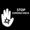 Flat icons forbidden Coronavirus 2020. Coronavirus in Wuhan, China, Global Spread, and the Concept of Icons Stopping Coronavirus ,