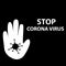 Flat icons forbidden Coronavirus 2020. Coronavirus in Wuhan, China, Global Spread, and the Concept of Icons Stopping Coronavirus ,