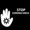 Flat icons forbidden Coronavirus 2020. Coronavirus in Wuhan, China, Global Spread, and the Concept of Icons Stopping Coronavirus ,