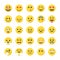 Flat Icons Pack of Smileys