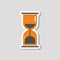 Flat icons for sand clock,Sticker,vector illustrations