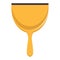 Flat illustration of Dustpan. Dustpan icon.