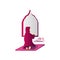 Flat illustration ramadan prayer woman