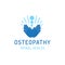 Flat logo osteopathy