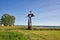 Flat Man sculpture in Buffalo on Greenway Trail at Buffalo Outer Harbor