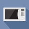 Flat Microwave icon