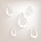 Flat paper rain Icon