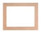 flat peach colored passe-partout for picture frame