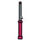 Flat pink icon simple linear fashionable glamorous electric curling iron for hair styling and hair styling, beauty guidance.