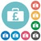 Flat pound bag icons