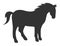 Flat Raster Horse Icon