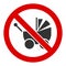 Flat Raster No Baby Carriage Icon