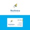 Flat Ringing bell Logo and Visiting Card Template. Busienss Concept Logo Design