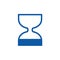 Flat sand clock icon